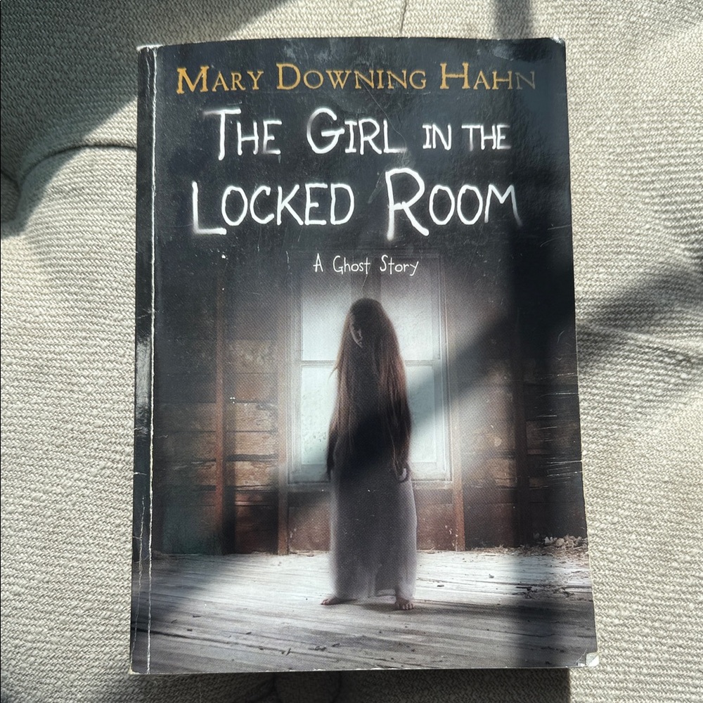Scholastic Mystery Novel with Black and Gold Cover